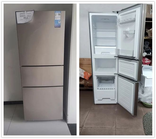 大容量才593元刚需闭眼可入！高性价比的三开门冰箱213L